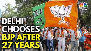 BJP Sweeps Out AAP In The Delhi Assembly Elections 2025 | N18V | CNBC TV18