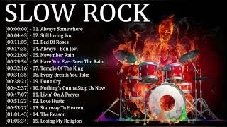 Slow Rock Nonstop Medley 70s, 80s & 90s 🔥 Bon Jovi, Nirvana, Aerosmith, Scorpions, Nazareth, GnR