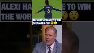 Alexi has FRANCE WINNING the World Cup 🤔😳🍿? #shorts #WomensWorldCup #WorldCup