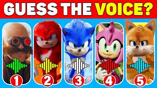 Guess the Sonic the Hedgehog Characters by Their Voice - Fun Challenge! 🦔