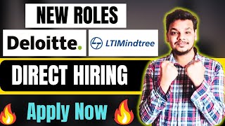 LtiMindtree , Deloitte Biggest Hirings | OFF Campus Drive | 2025, 2024, 2023 Batch Hiring