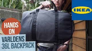 IKEA Varldens 36L Backpack (hands on/first impressions)