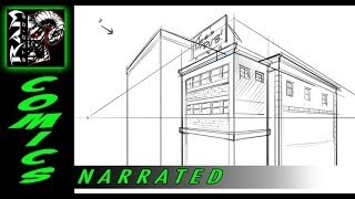 How to Draw - Buildings - Using Sketchbook Pro - Tutorial - Narrated