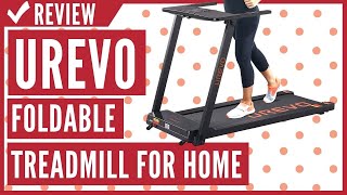 UREVO Foldable Treadmills for Home, Under Desk Electric Treadmill Review