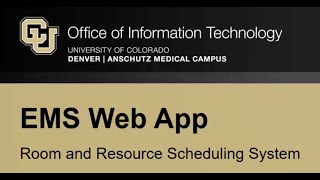 EMS Web App Video Tutorial