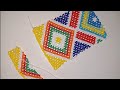 Part 1of6 Beaded diamond Zulu pattern tutorial