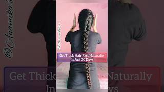 💯Get Thick Hair Fast Naturally/hair growth tips #haircare #hairgrowth #hairfall #asmr #viral #shorts