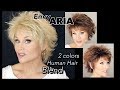 Envy ARIA Wig Review | 2 COLORS! | Cinnamon Raisin & Medium Blonde | Human Hair Blend