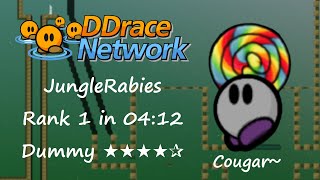 Teeworlds - JungleRabies Rank 1 in 04:12 by Cougar~