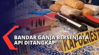 Satreskrim Polresta Bandar Lampung Tangkap Bandar Ganja Bersenjata Api!