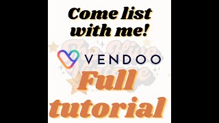 Come list with me! Full Vendoo tutorial, including a run-down of all the features.