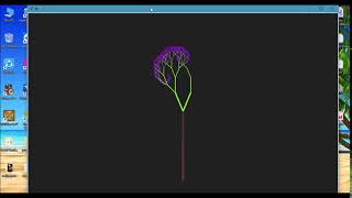 Recursive fractal tree in python tkinter