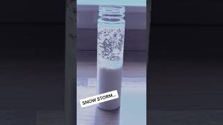 Snowstorm in a Jar #shorts