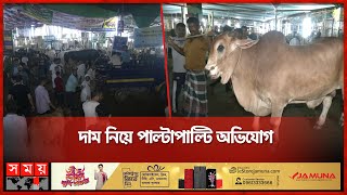 রাতেও জমজমাট গাবতলী পশুর হাট | Qurbani Cow Haat | Gabtoli | Dhaka | Somoy TV