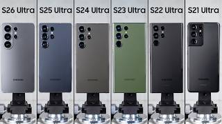 Galaxy S26 Ultra vs 25 vs 24 vs 23 vs 22 vs 21 Speed Test!