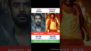 2018 Vs Dasara Movie Comparison || Box OfficeCollection #shorts #thekeralastory #dasara #2018 #leo
