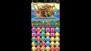 【パズドラ】張飛参上！・緑関羽パーティー