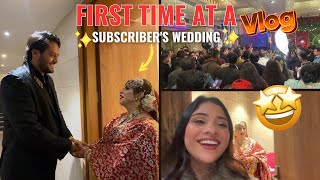 1st time attended subscriber's wedding ||  She's invited  for Nikaah 🌸 || Vlog