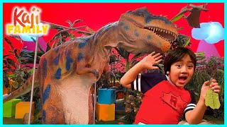 Giant Dinosaur T-REX on Ryan's Mystery Playdate Episode!!!