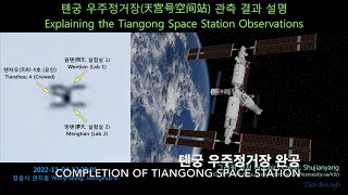 중국 톈궁 우주정거장 완공까지의 과정을 지상에서 보기 | Watching completion of Tiangong Space Station from the ground