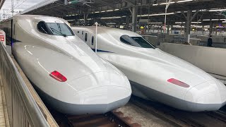 新幹線ひかり636号N700a車窓 新大阪・米原→静岡・東京/ 東海道新幹線 新大阪642発