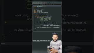 Find word frequency using stream #java