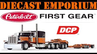 1/64 Scale DCP by First Gear Peterbilt 389 Flat Top Sleeper \u0026 Fontaine Magnitude With Jeep \u0026 Stinger