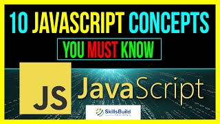 💥 10 JavaScript Concepts You MUST KNOW!