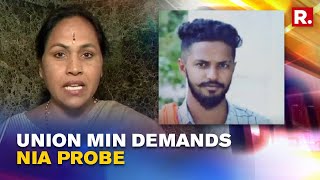 Shivamogga Murder: Union Min Shobha Karandlaje Demands NIA Probe Into Bajrang Dal Activist's Killing