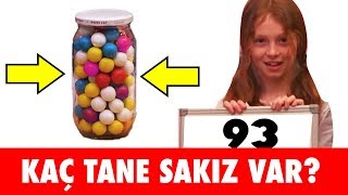 Bu Kavanozda Kaç Sakız Var? - Eğlenceli Tahmin Yarışması