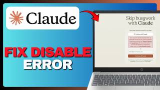 How To Fix Claude Is Disabled Error (Full Guide) 2026!