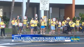 No agreement between Kapiolani Medical Center and nurses union despite mediation efforts