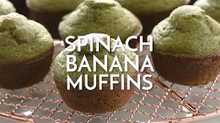 Spinach Banana Muffins