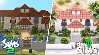 Recreating this ICONIC Sims 2 build in The Sims 4