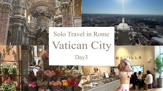 【1人旅】Solo travel in Vatican city/Rome with English subtitles✈️