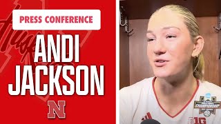 Nebraska volleyball Andi Jackson discusses Final Four loss to Penn State I HuskerOnline I GBR