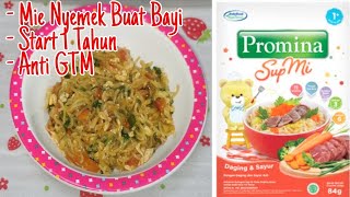 MPASI MIE NYEMEK | PROMINA SUP MI RASA DAGING \u0026 SAYUR | START 1 TAHUN