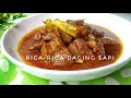 Resep RICA-RICA Daging Sapi Sedap- Masakan Nusantara