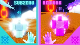 Subzero Rework Showcase - KILLSTREAK: Slap Battles