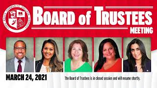 LBCCD - Board of Trustees Meeting - March 24, 2021