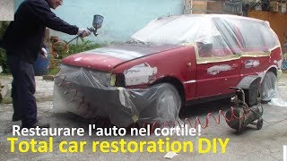 DIY,Classic car restoration(2nd part-PAINTING)