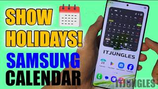 How to Show Holiday in Samsung Calendar