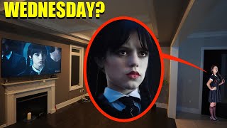 IF YOU EVER SEE WEDNESDAY ADDAMS INSIDE YOUR HOUSE, LEAVE! (SHE IS DANGEROUS)