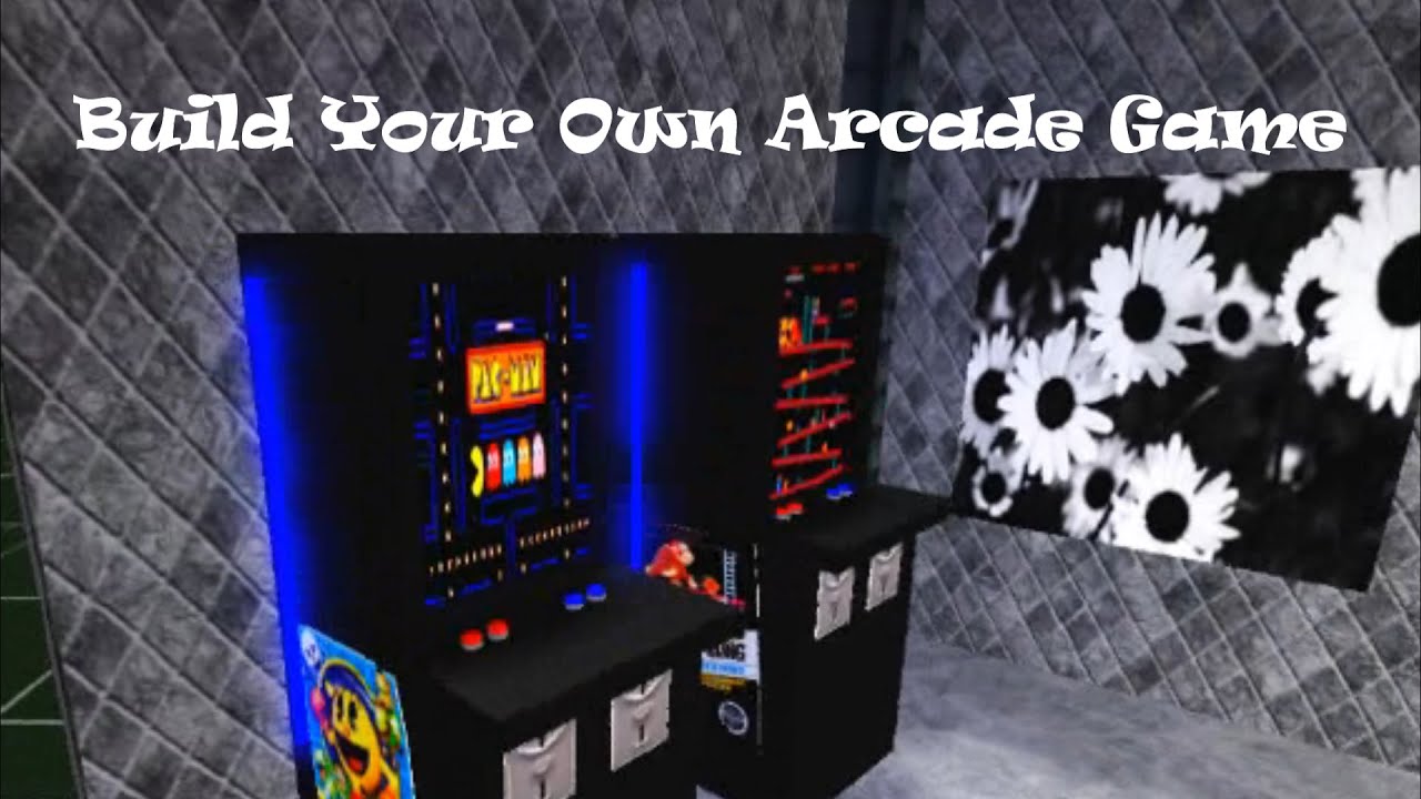 Build Your Own Arcade Video Game In Bloxburg - YouTube