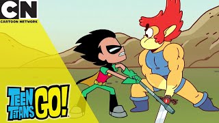 Teen Titans Go! | Teen Titans Battle ThunderCats! | Cartoon Network UK 🇬🇧