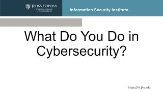 Careers in Cybersecurity, Why you would want to and how you can do it with Joseph Carrigan