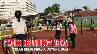 SETELAH DI REVITALISASI STADION KEBUN BUNGA MEDAN RESMI DIBUKA