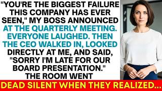 You're the Biggest Failure This Company Has Ever Seen, My Boss Announced at The Quarterly Meeting