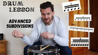 Free Drum Lesson: Advanced Subdivisions