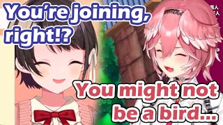 Lui responded to Subaru inviting her to join Holobirds [Hololive/ENG Sub]